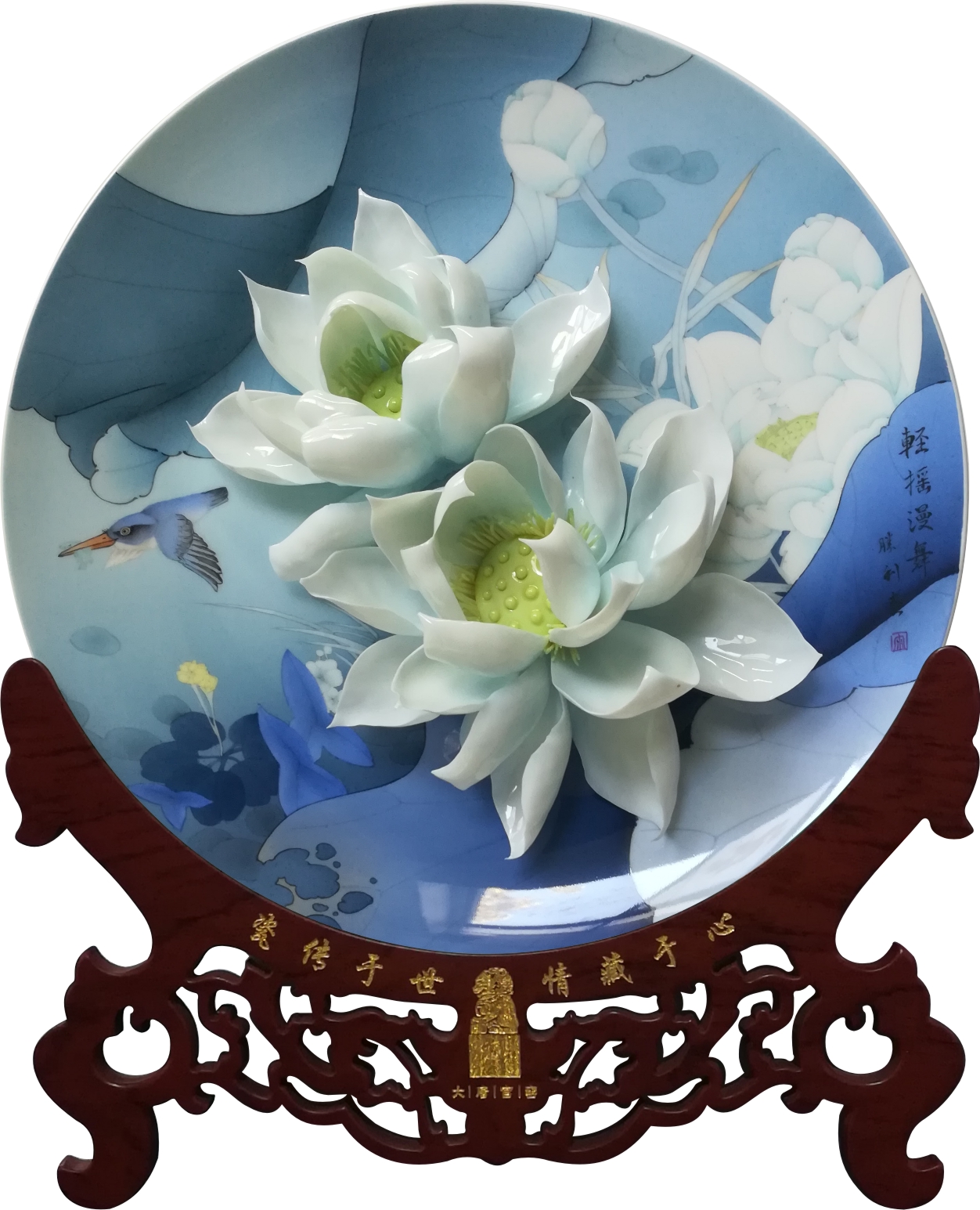 輕搖漫舞，國色天香——CN304688977S工藝品（牡丹瓷 輕搖漫舞）美學賞析